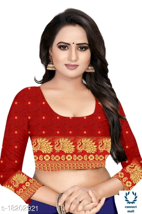 COTTON BASED JACQUARD SAREES - Saree LengthSize:5.5m Blouse Lenght Size:0.8, Cotton Silk, Zari woves, Pack of:1